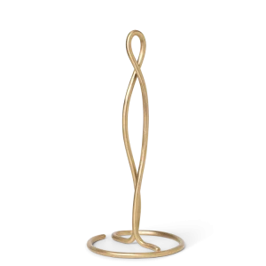 Curvature Paper Towel Holder - Brass