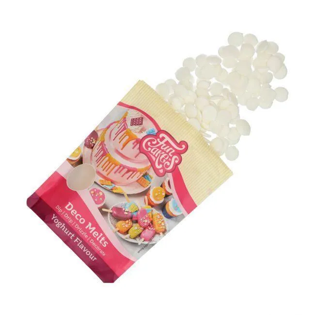 Déco Melts 250g Vit - Yoghurt Smak