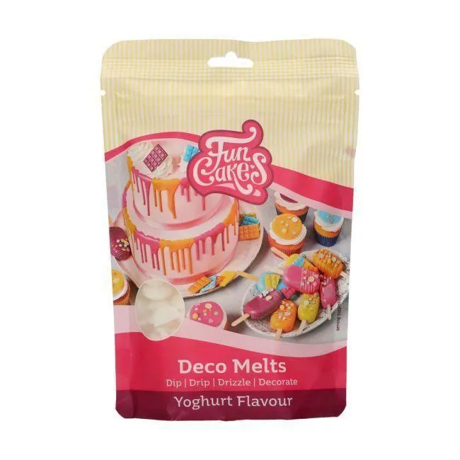 Déco Melts 250g Vit - Yoghurt Smak