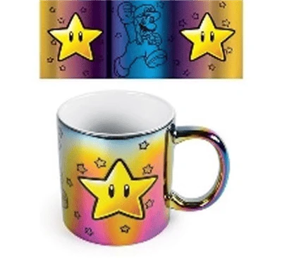 Dele - Super Mario (Star Power) Iridescent 11Oz Mug