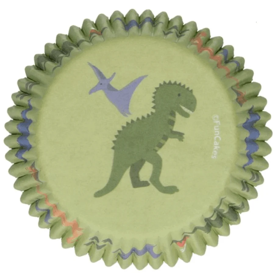 48 Dinosaurie Cupcakeformar