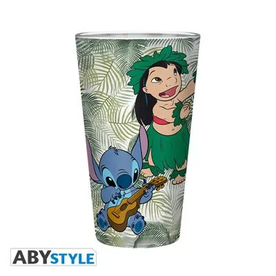 DISNEY - Stort Glas - 400ml - Lilo & Stitch