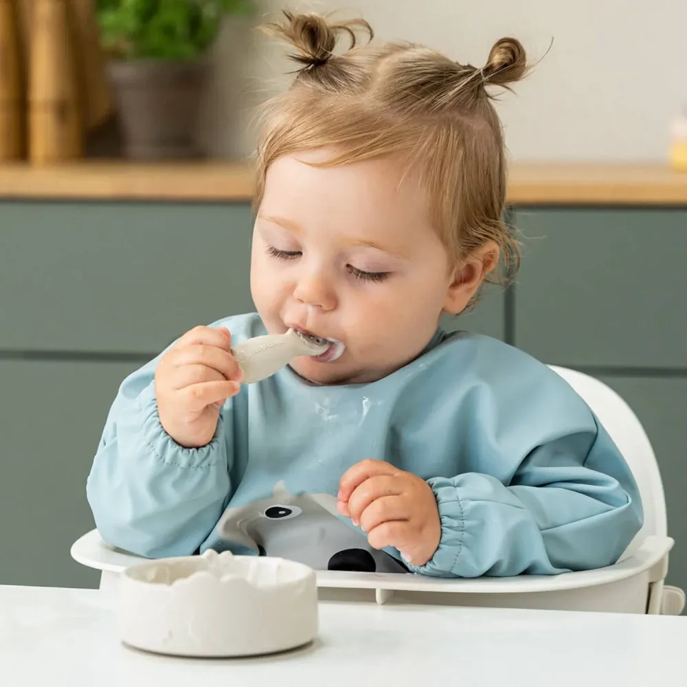 DonebyDeer Sheepy Sand Silikon Stick&Stay Skål & Babyske