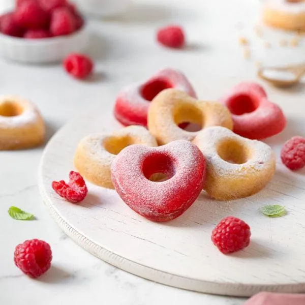 Donutform - Hjärtan