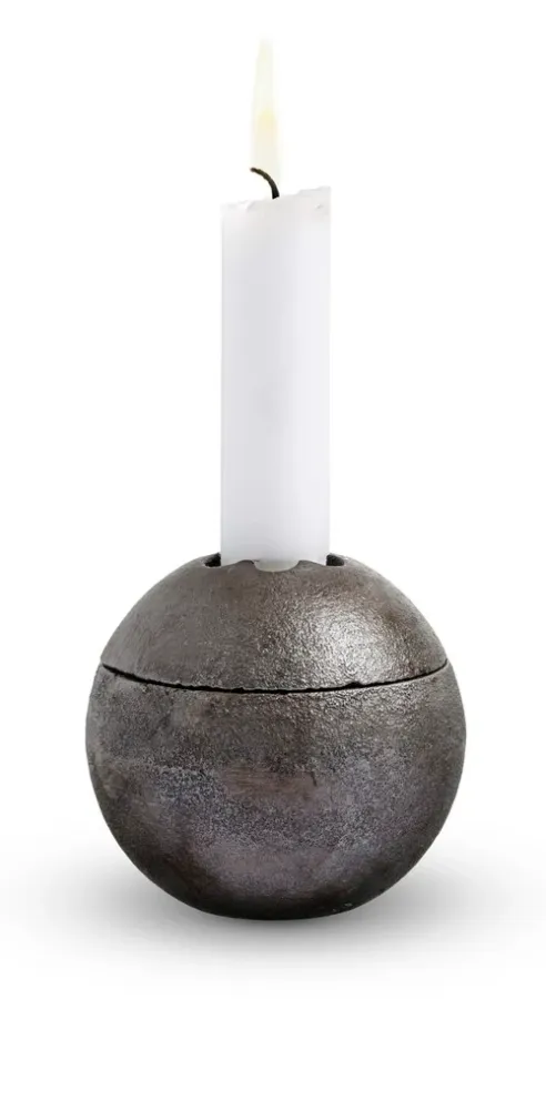 Drosselmeyer Ljusstake Orb stumpstake - Grå