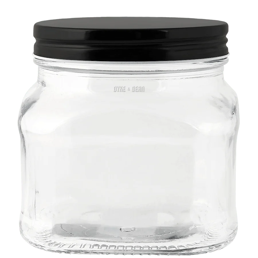 FYRKANTIG GLAS SKRUVKRUK 450ML DYKE & DEAN