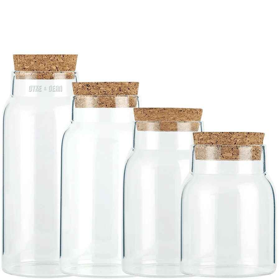 KORKGLAS FÖRVARINGSKRUK 150ML DYKE & DEAN