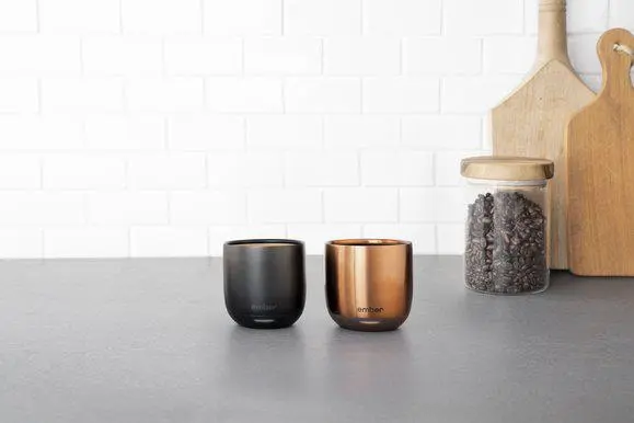 Electric Coffee Cup Black 6oz /177ml - Ember