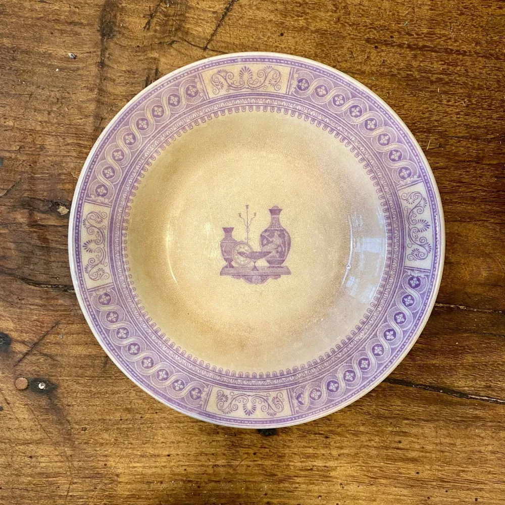 "Etruscan Vases" Transferware Bowl