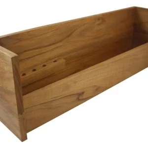 Eude, Navigationsförvaringsställ XL, Teak, 43x9,7x15,2 cm (1 st.)