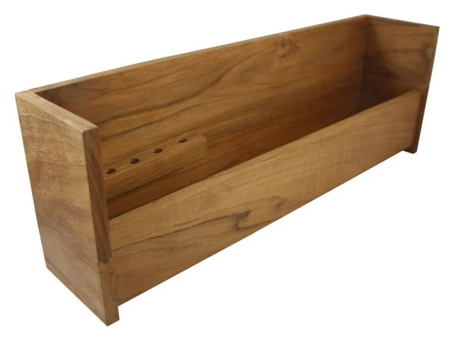 Eude, Navigationsförvaringsställ XL, Teak, 43x9,7x15,2 cm (1 st.)