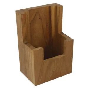 Eude, VHF handhållet förvaringsställ, Teak, 8,2x6,3x13,5 cm (1 st)