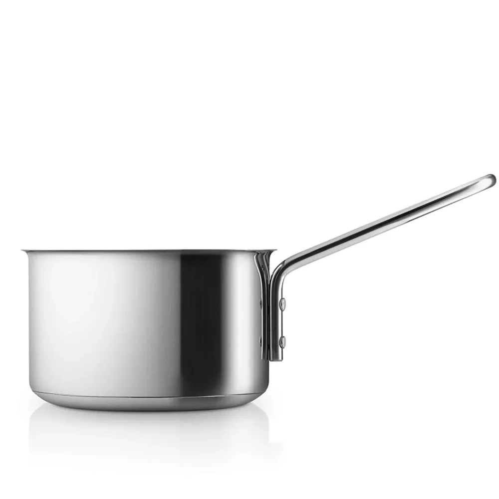 Eva Trio - Kastrull i rostfritt stål - 1,1 liter - keramik Slip-Let®