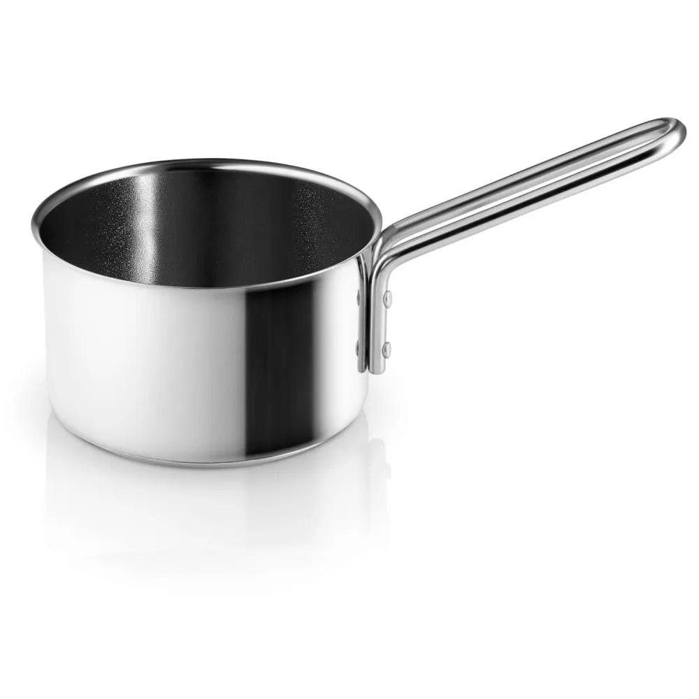 Eva Trio - Kastrull i rostfritt stål - 1,1 liter - keramik Slip-Let®