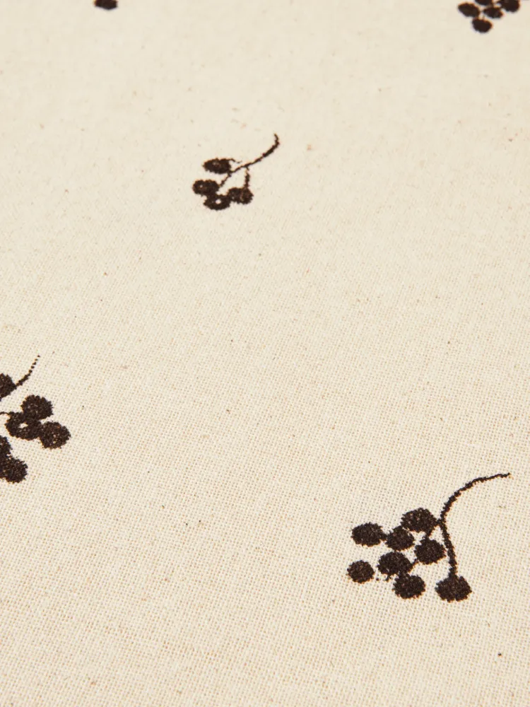 Baies Tablecloth - Natural/Dark Chocolate Ferm Living - SE