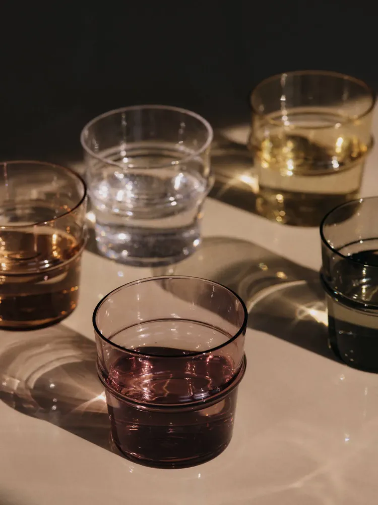 Boya Low Glasses - Set 2 - Blush Ferm Living - SE