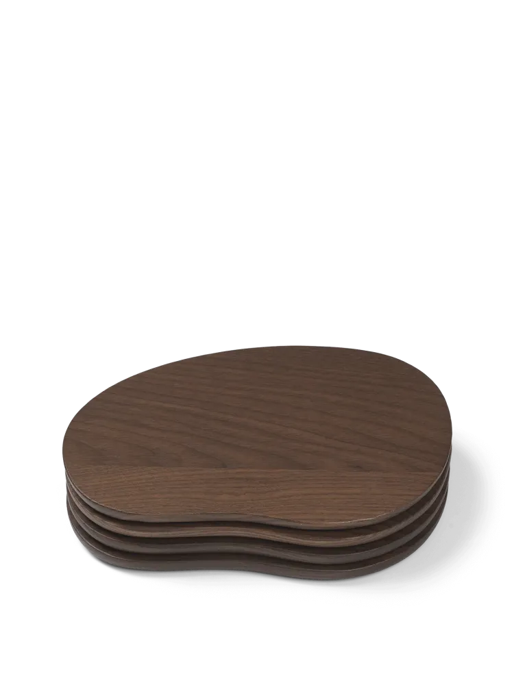 Cairn Butter Boards - Set 4 - Dark Brown Ferm Living - SE