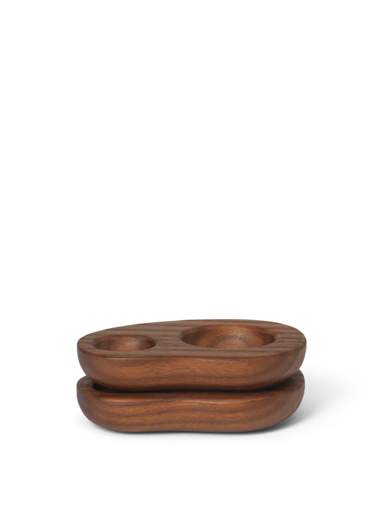 Cairn Egg Holder - Set 2 - Dark Brown Ferm Living - SE