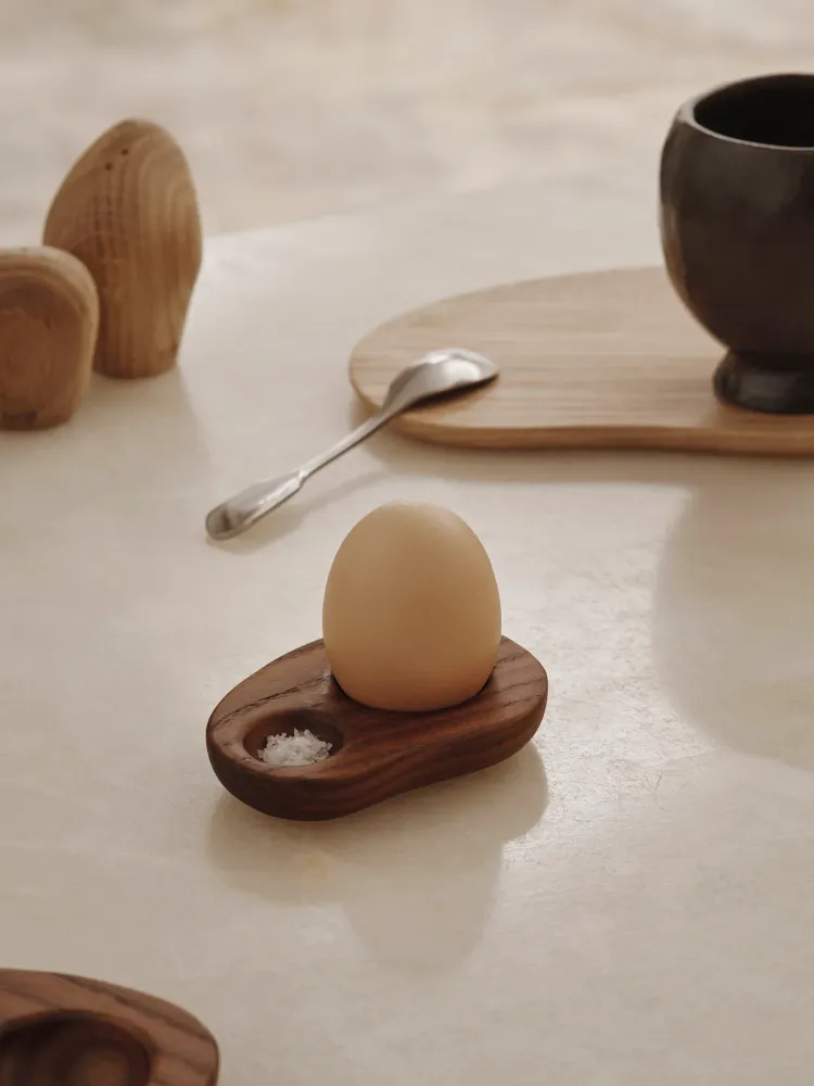 Cairn Egg Holder - Set 2 - Dark Brown Ferm Living - SE
