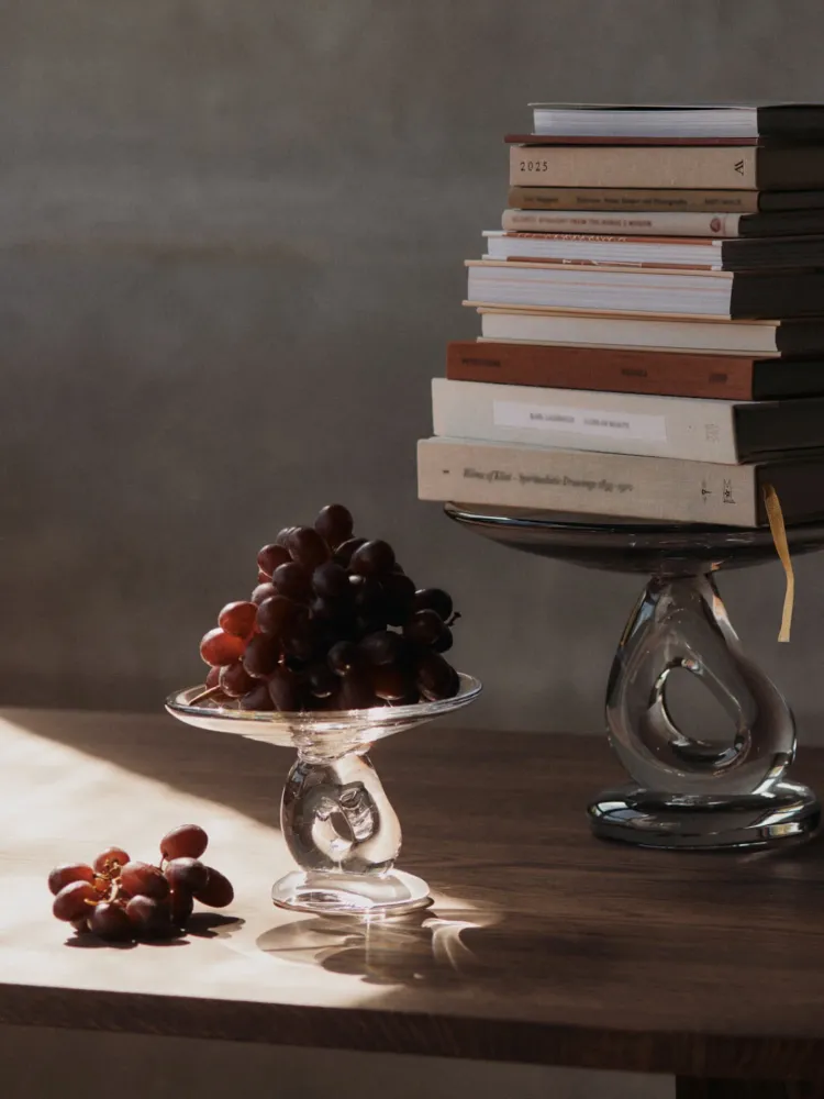 Damo Glass Centrepiece - Large - Clear Ferm Living - SE