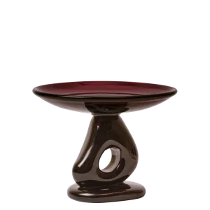 Damo Glass Centrepiece - Large - Dark Grape Ferm Living - SE