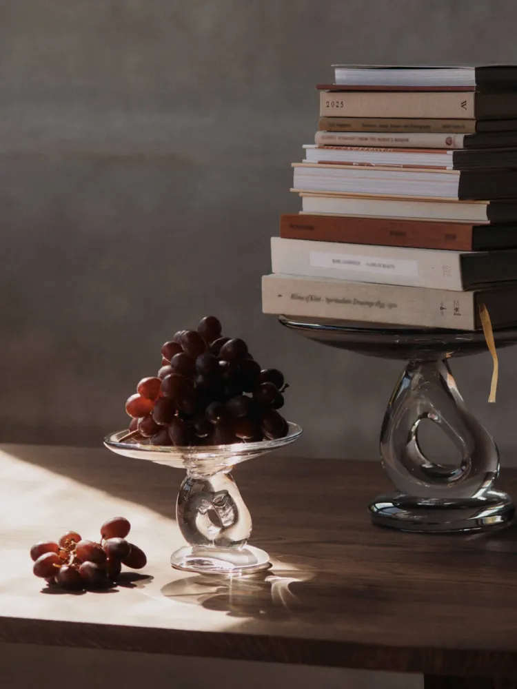 Damo Glass Centrepiece - Small - Clear Ferm Living - SE