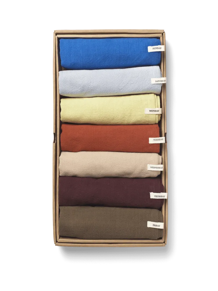 Day Tea Towel - Set 7 - Bold Ferm Living - SE