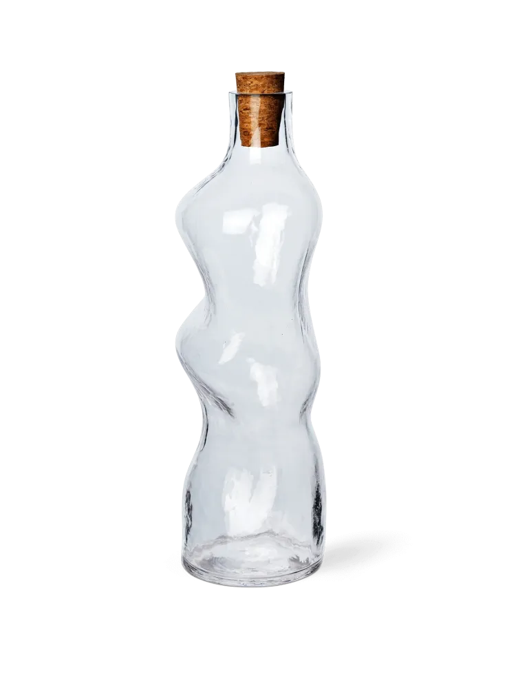 Dimple Bottle - Clear Ferm Living - SE