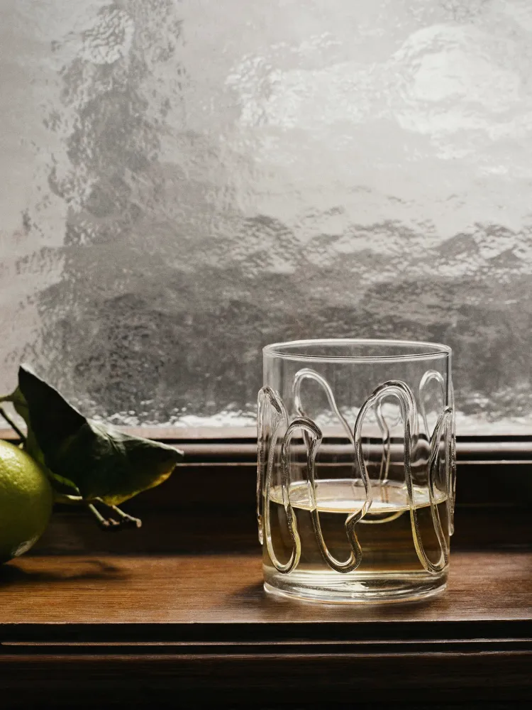 Doodle Glasses - Set 2 - Tall - Clear Ferm Living - SE