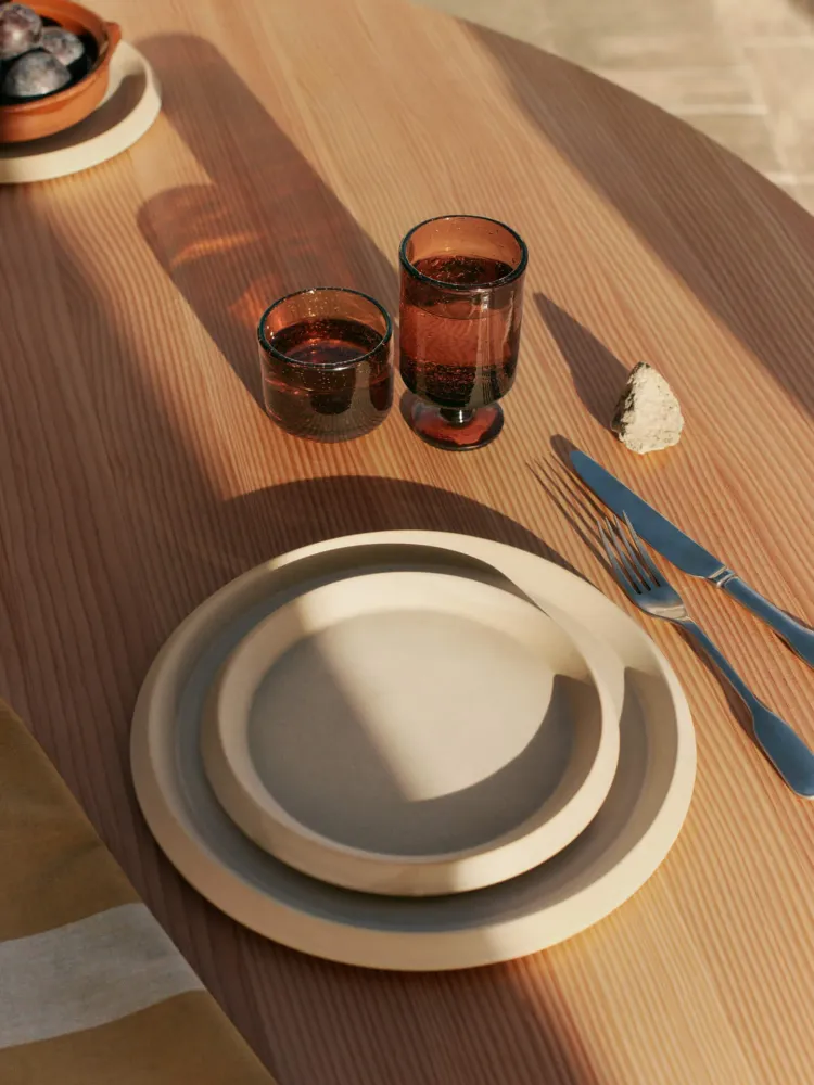 Erena Dinner Plate - Ø29 - Cream Ferm Living - SE
