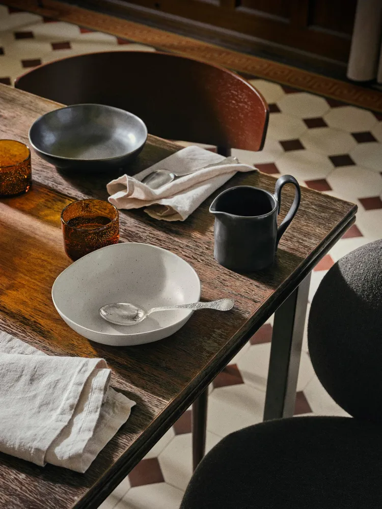 Flow Bowl - Large - Black Ferm Living - SE