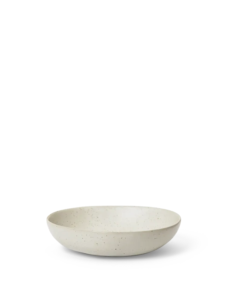 Flow Bowl - Large - Off-White Speckle Ferm Living - SE