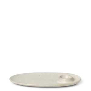 Flow Breakfast Plate - Off-White Speckle Ferm Living - SE