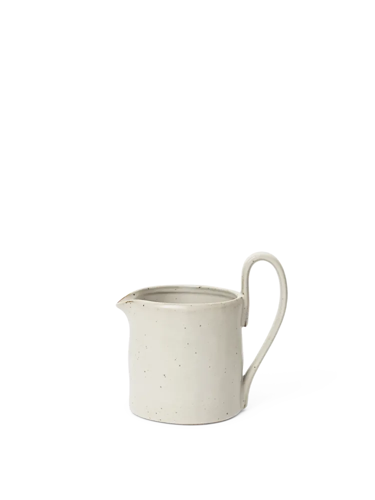 Flow Milk Jar - Off-White Speckle Ferm Living - SE