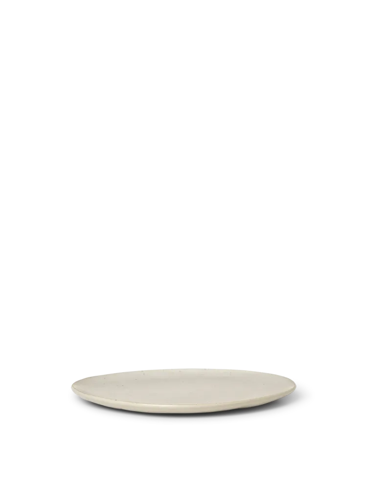 Flow Plate - Medium - Off-White Speckle Ferm Living - SE