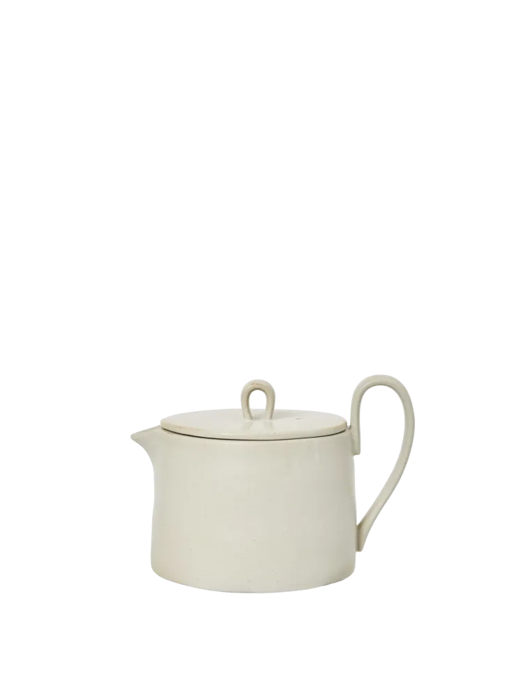 Flow Teapot - Off-White Speckle Ferm Living - SE