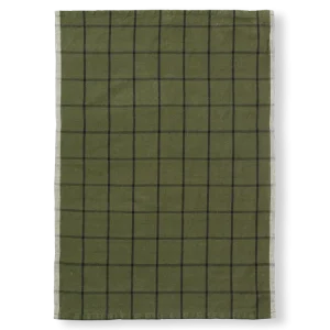 Hale Tea Towel - Green/Black Ferm Living - SE