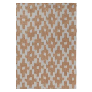 Ikat Tea Towel - Mist Blue/Terracotta Ferm Living - SE