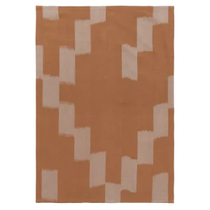 Ikat Tea Towel - Terracotta/Mist Blue Ferm Living - SE
