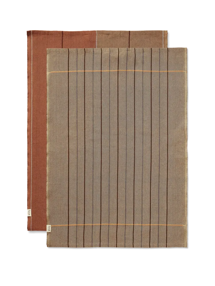 Ito Tea Towel - Set 2 - Hazel/Oat Ferm Living - SE
