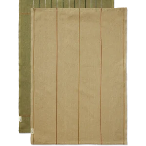 Ito Tea Towel - Set 2 - Seaweed/Flax Ferm Living - SE