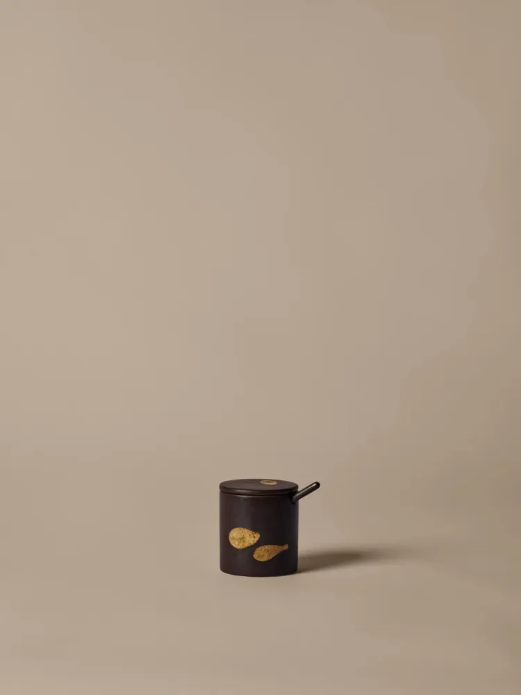 Koyo Jar Spoon - Dark Brown/Buff Ferm Living - SE