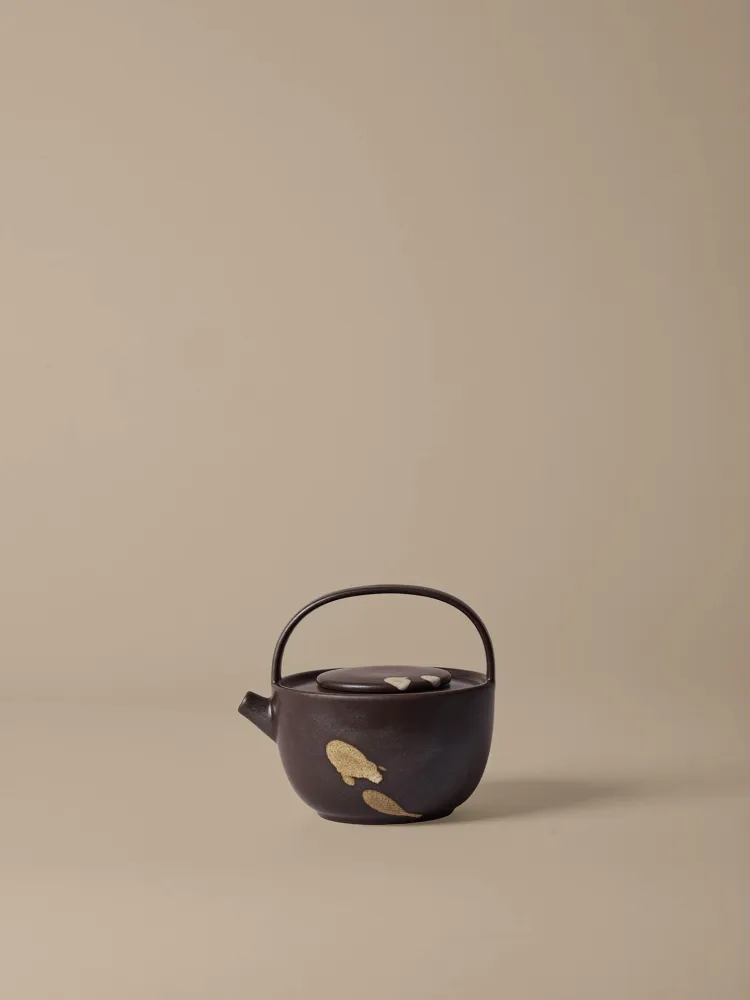 Koyo Teapot - Dark Brown/Buff Ferm Living - SE