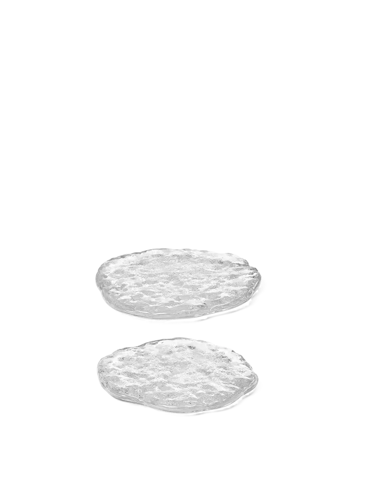 Momento Glass Stones - Small - Set 2 - Clear Ferm Living - SE