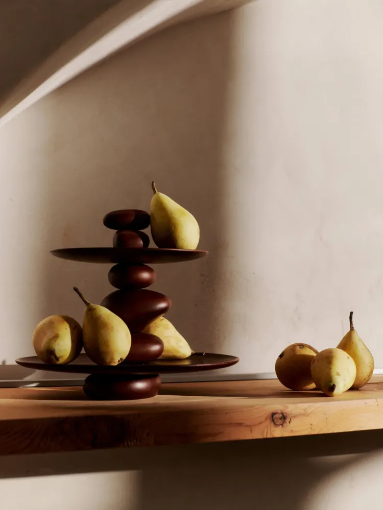 Pebble Dessert Stand - Dark Brown Ferm Living - SE