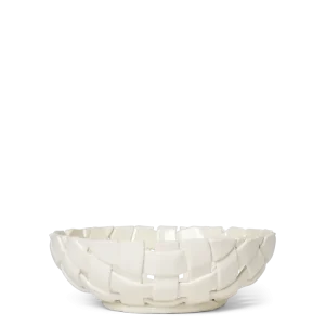 Plait Bowl - Ø30 - Off-White Ferm Living - SE