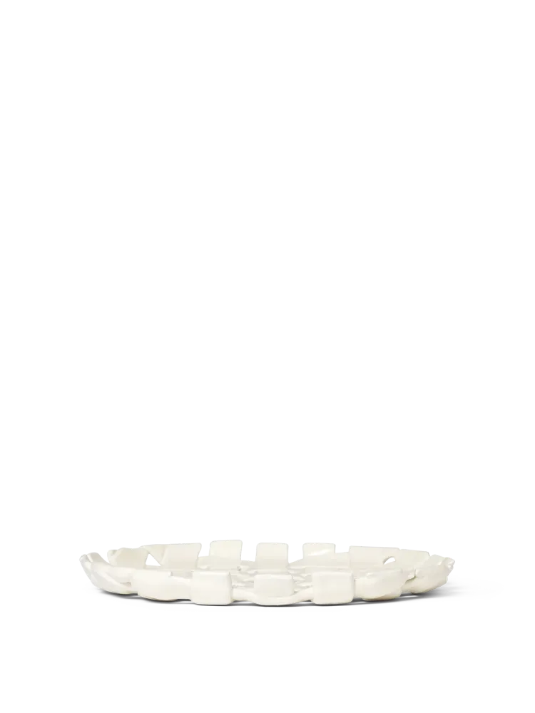 Plait Platter - Off-White Ferm Living - SE