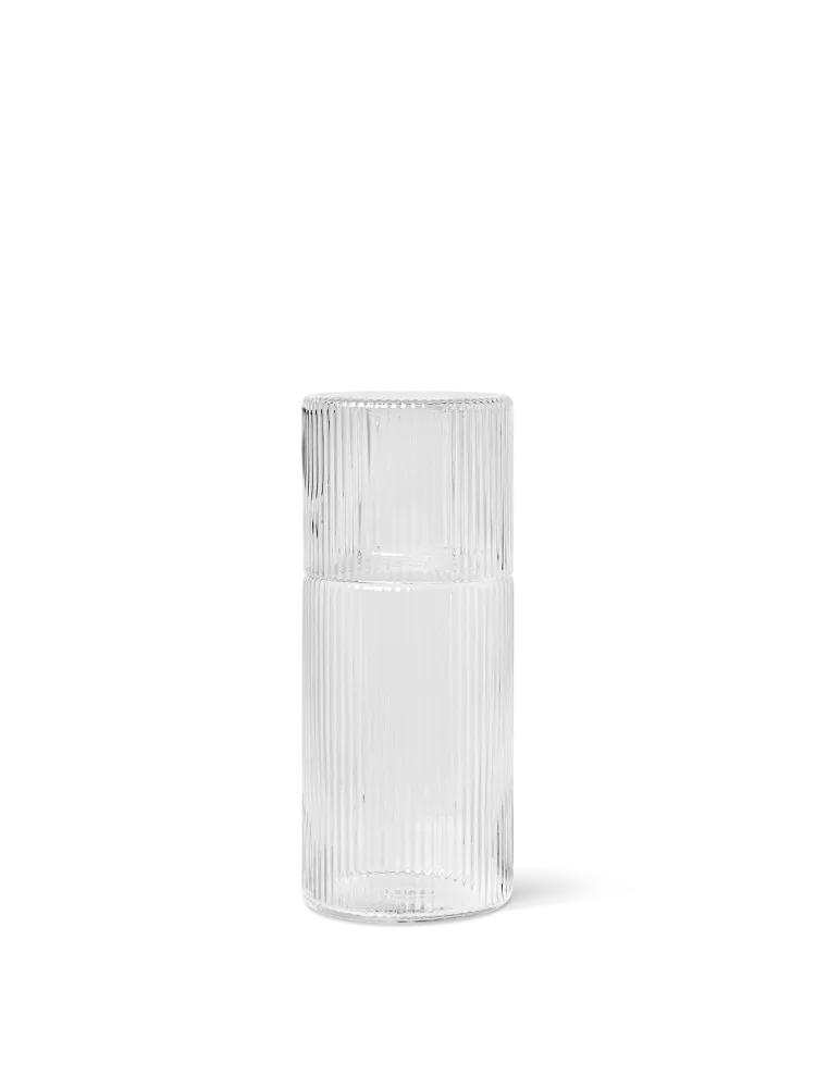 Ripple Carafe Set - Small - Clear Ferm Living - SE