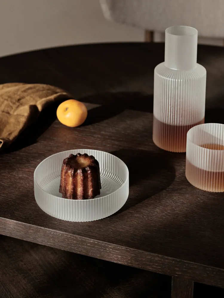 Ripple Carafe Set - Small - Frosted Ferm Living - SE