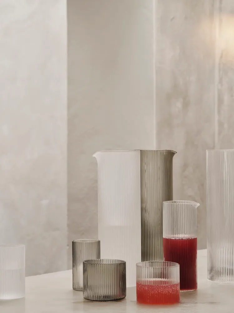 Ripple Milk Jug - Clear Ferm Living - SE
